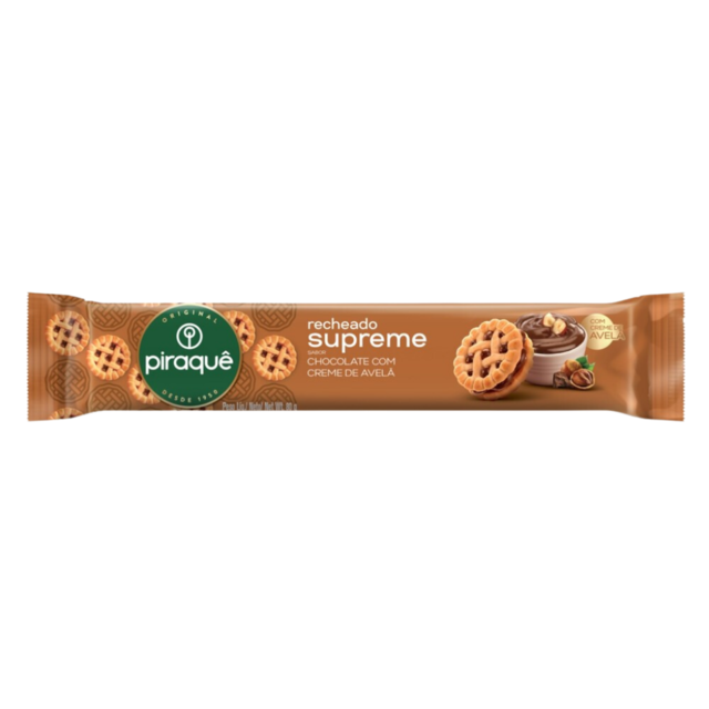 imagem de BISC PIRAQUE SUPREME  CHOC CREM AVELA 80G