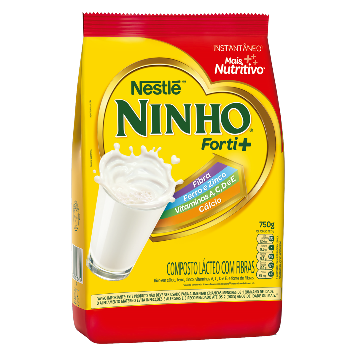 imagem de LEITE EM PO NINHO 750G FORTI INSTAN SCH