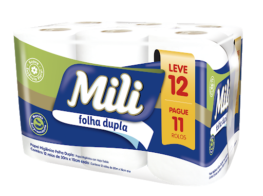 imagem de PAPEL HIG MILI SENSITIVE CARE FD  LV12 PG11 30M