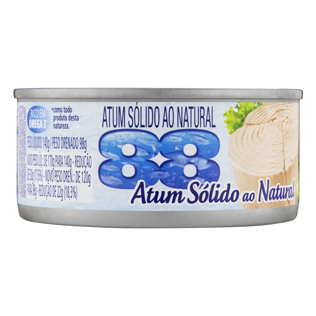 imagem de ATUM 88 SOLIDO NATURAL 140G