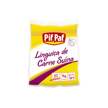 imagem de LINGUICA PIF PAF SUINA CHURRASCO 1KG