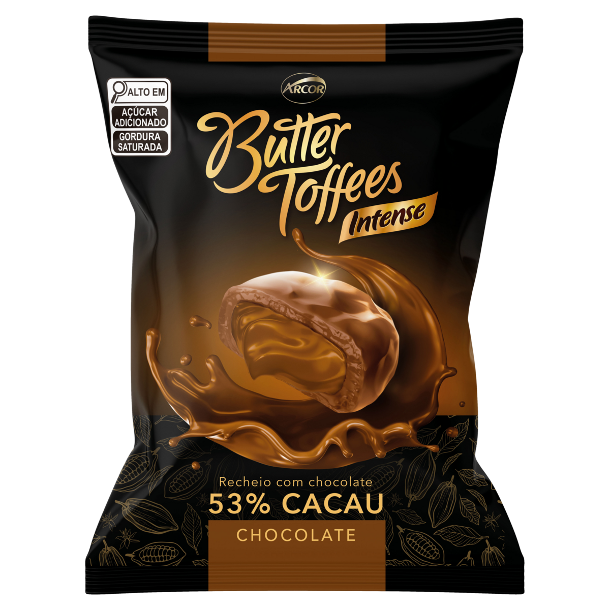 imagem de BALA BUT TOFFEES INTENSE  53% CACAU 90G