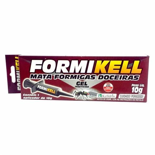 imagem de INSET FORMIKELL GEL MATA FORMIGA KELL 10G