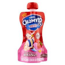 imagem de IOGURT NESTLE CHAMYTO MORANGO POUCH 100G