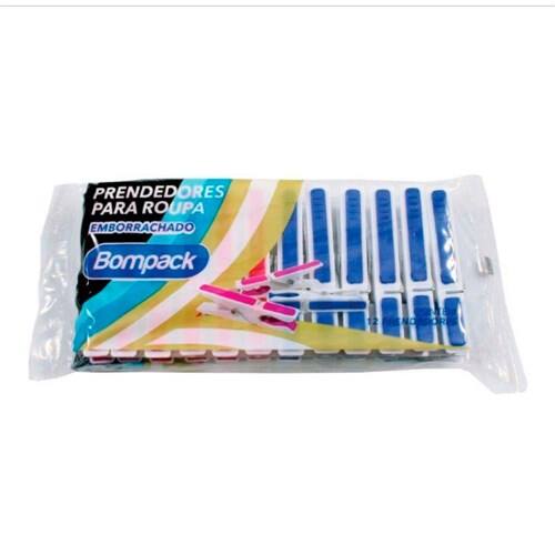 imagem de PRENDEDOR DE ROUPA EMBOR BOMPACK C/12 UN