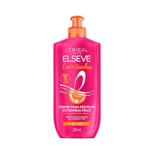 imagem de CR PENTEAR ELSEVE  LISO SONHO 250ML