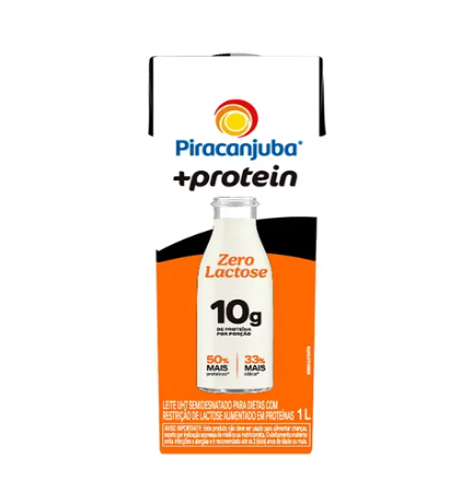 imagem de LEITE UHT PIRACANJUBA ZERO PROTEIN 1L