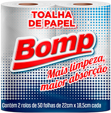 imagem de PAPEL TOALHA BOMP 2UN