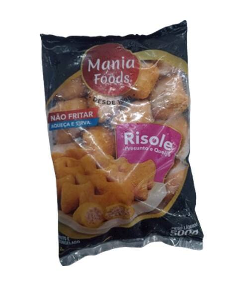 imagem de SALGADO RISOLE  PRES QUEIJO MANIA FOODS 500G