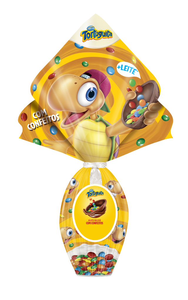 imagem de OVO PASCOA ARCOR AO LEITE CONFEITOS 120GR