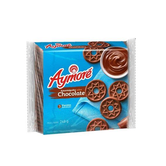 imagem de BISC AYMORE AMANTEIGADO CHOCOLATE 248G