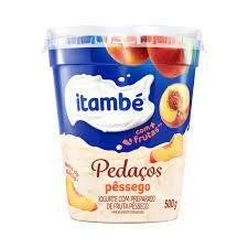 imagem de IOGURT ITAMBE PEDACOS PESSEGO 450G