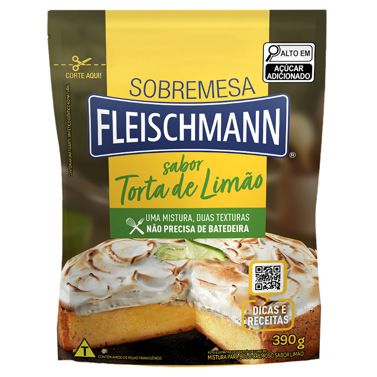 imagem de MISTURA BOLO FLEISCHIMANN LIMAO 390G