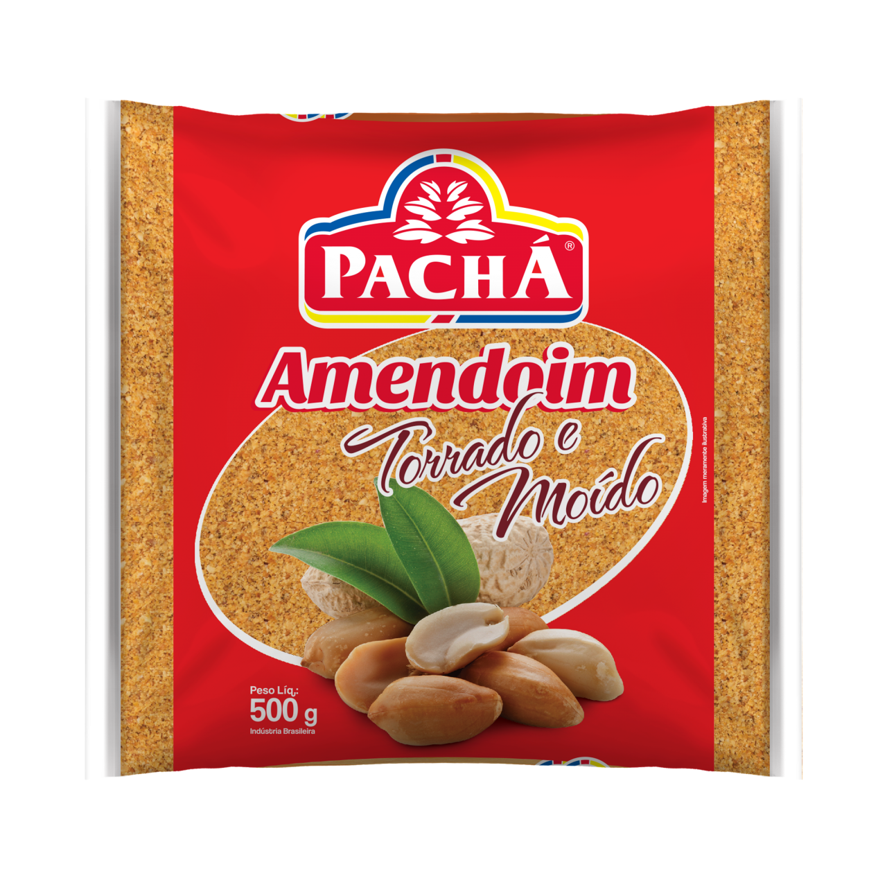 imagem de AMENDOIM PACHA TORRADO E MOIDO 500G