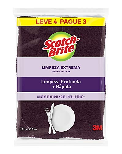 imagem de ESPONJA SCOTCH BRITE EXTREMA  MULTIUSO LV4 PG3