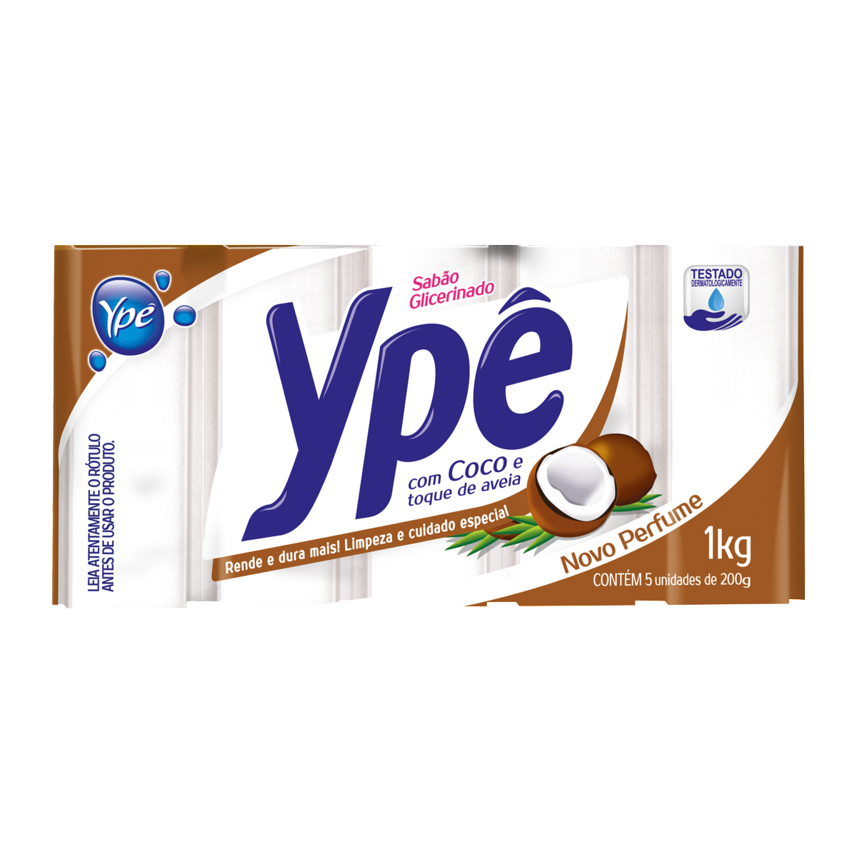 imagem de SABAO BARRA YPE 1KG COCO TOQUE AVEIA