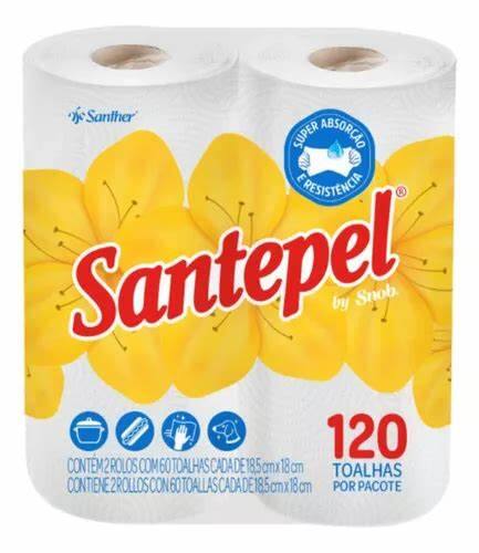 imagem de PAPEL TOALHA SANTEPEL 2UN