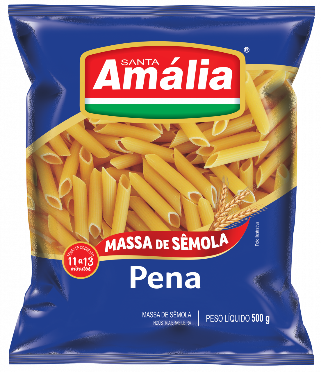 imagem de MAC STA AMALIA SEMOLA PENNE 500G