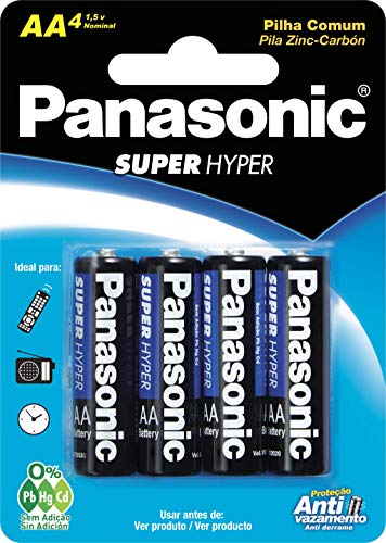 imagem de PILHA PANASONIC SUPER HYPER AA4