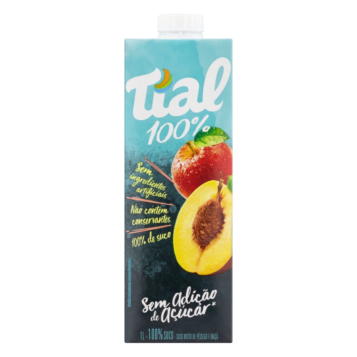 imagem de SUCO NECTAR TIAL PESSEGO 100% 1L