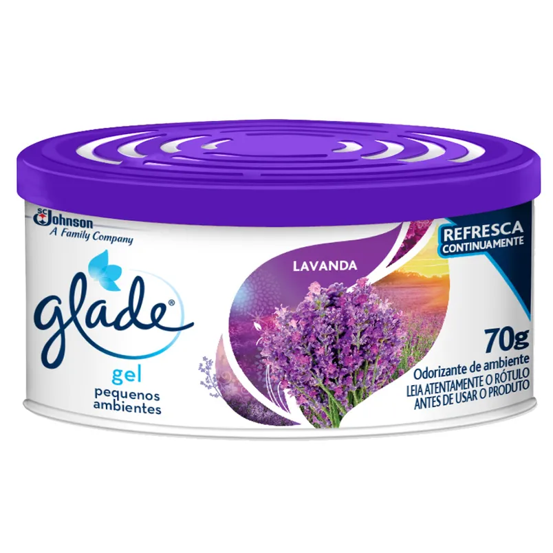 imagem de ODOR CARRO GEL GLADE LAVANDA 70G