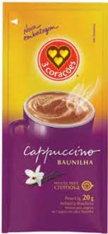 imagem de CAPPUCCINO TRES CORACOES BAUNILHA 20G