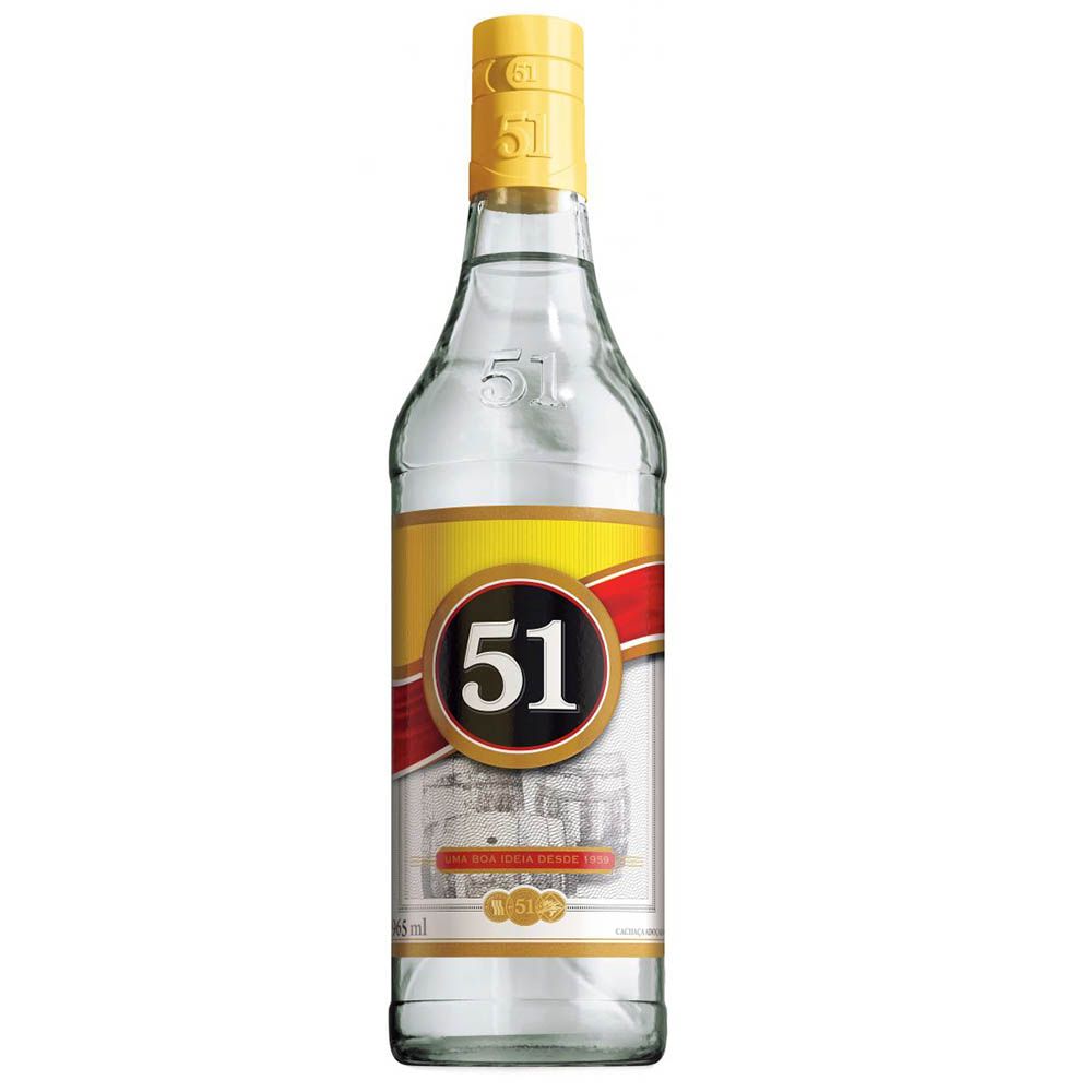 imagem de CACHACA PIRASSUNUNGA 51 965ML