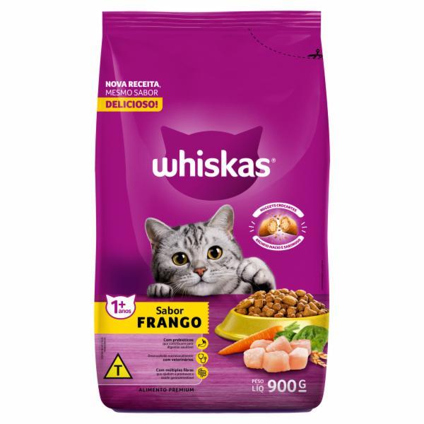 imagem de RACAO GATO WHISKAS  FRANGO 900G