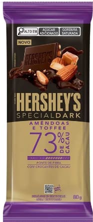 imagem de CHOC HERSHEYS BARRA ESP.DARK 73% 85G AMEN