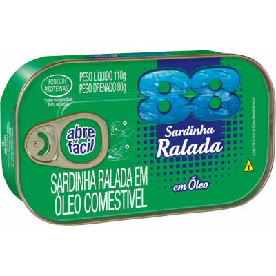 imagem de SARDINHA 88 RALADA OLEO 110G