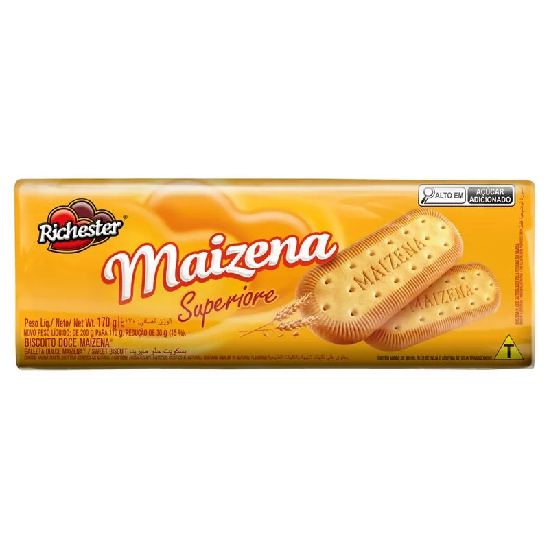 imagem de BISC RICHESTER MAIZENA SUPERIONE 170G