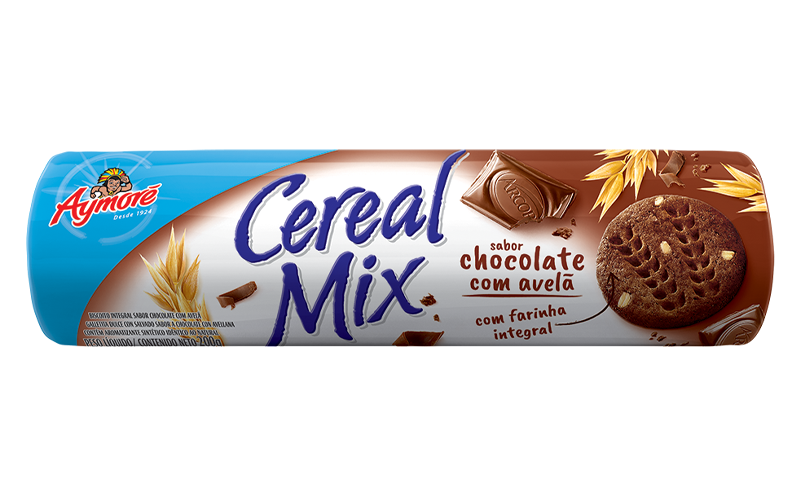 imagem de BISC AYMORE CEREAL MIX CACAU  135G