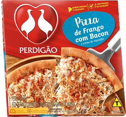 imagem de PIZZA PERDIGAO FRANGO C BACON 460G