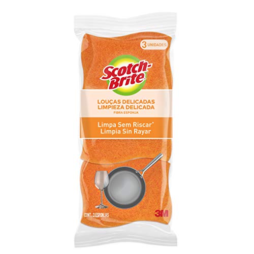 imagem de ESPONJA SCOTCH BRITE  NAO RISCA LARANJA L3P2