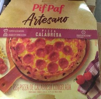 imagem de PIZZA PIF PAF 450G ARTESANIO CALABRESA