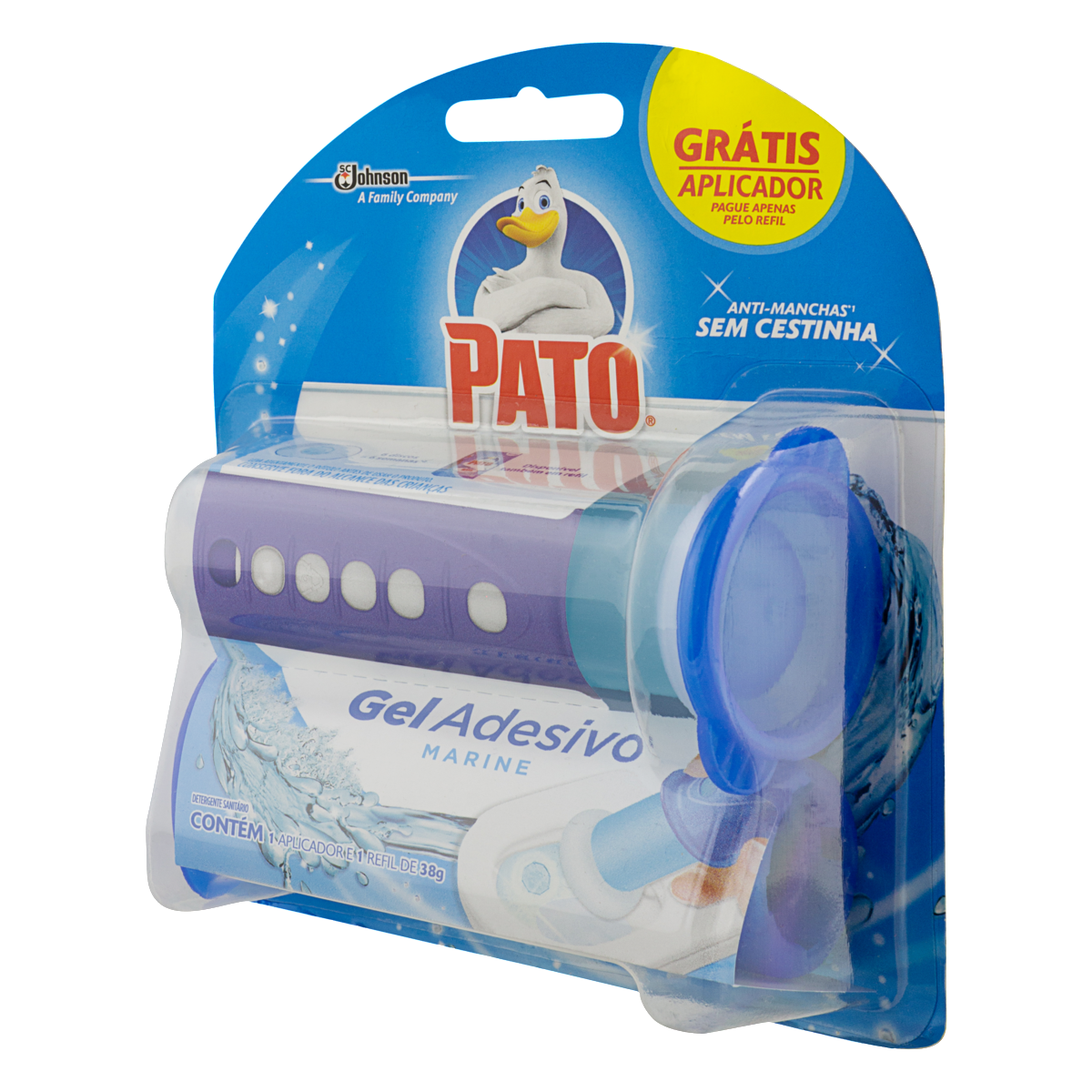 imagem de PASTILHA PATO GEL AD MARINE 6 DISCOS APLIC