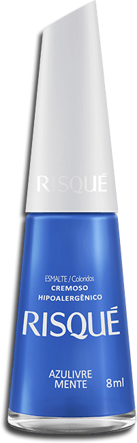 imagem de ESMALTE RISQUE CREM AZUL LIVRE MENTE 8ML