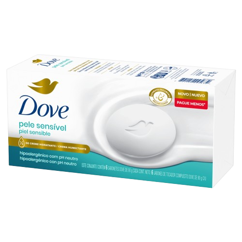 imagem de SAB DOVE 90G PELE SENSIVEL