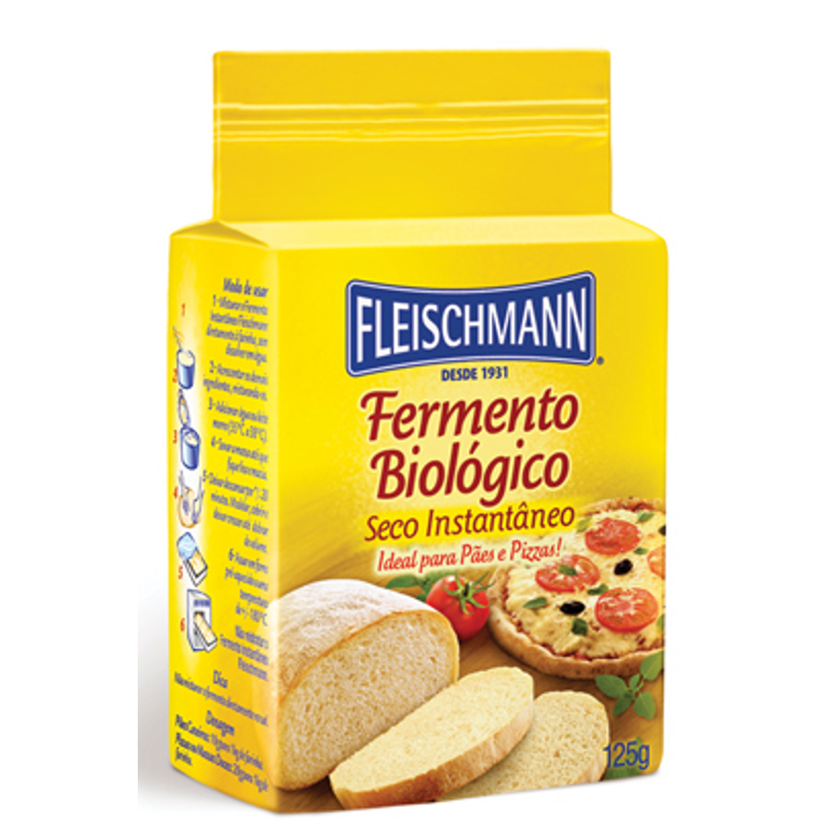 imagem de FERMENTO BIOLOGICO SECO INST FLEISCHMANN 125G