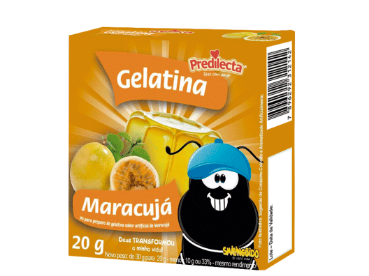 imagem de PO GELATINA PREDILECTA MARACUJA 20G