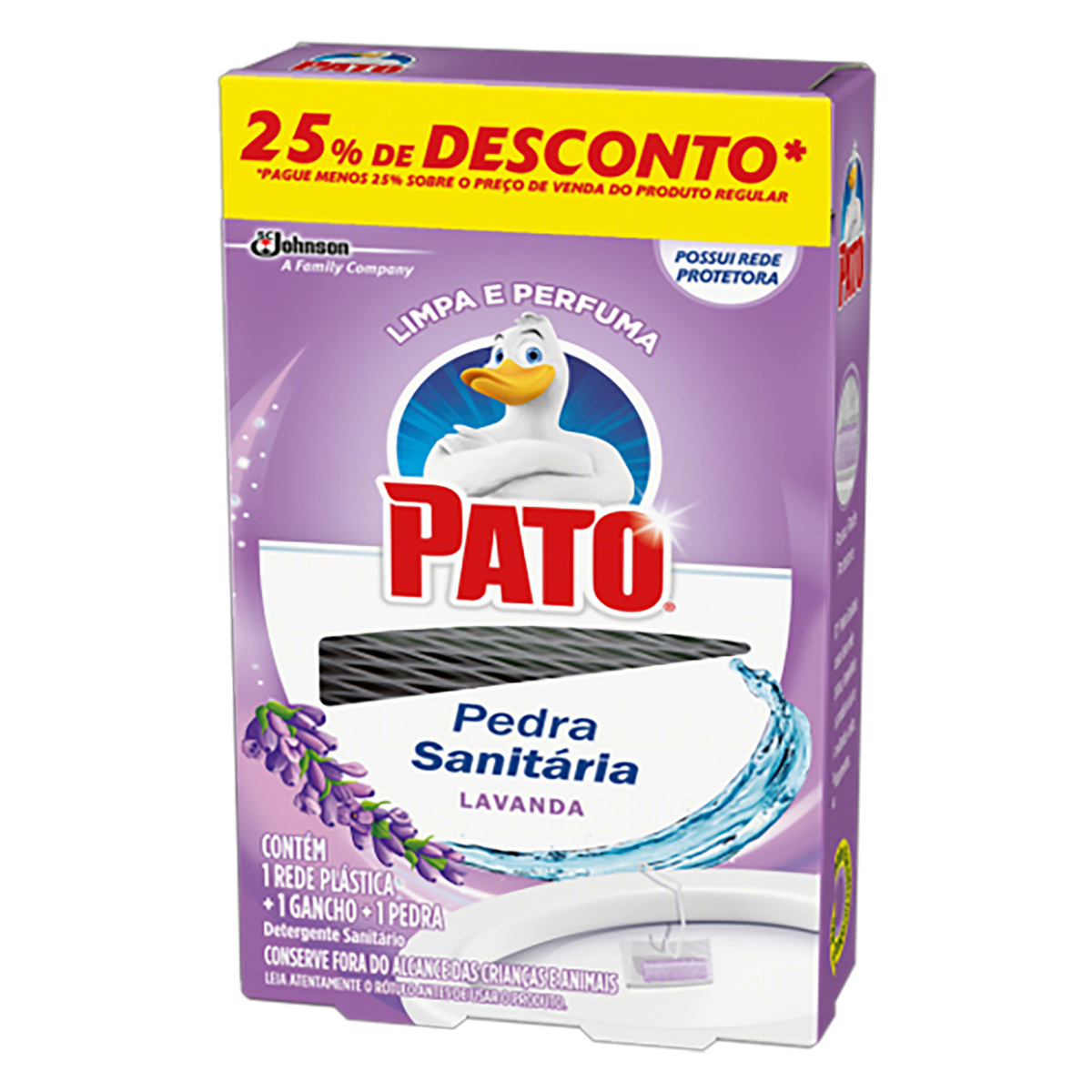 imagem de PEDRA SANIT PATO LAVANDA 25G