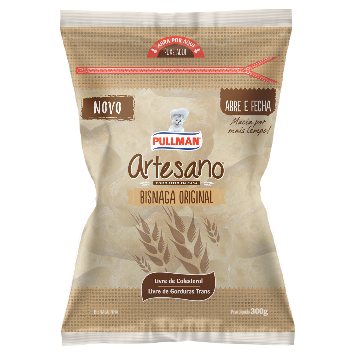 imagem de PAO BISNAGUINHA ARTESANO TRAD 300GR