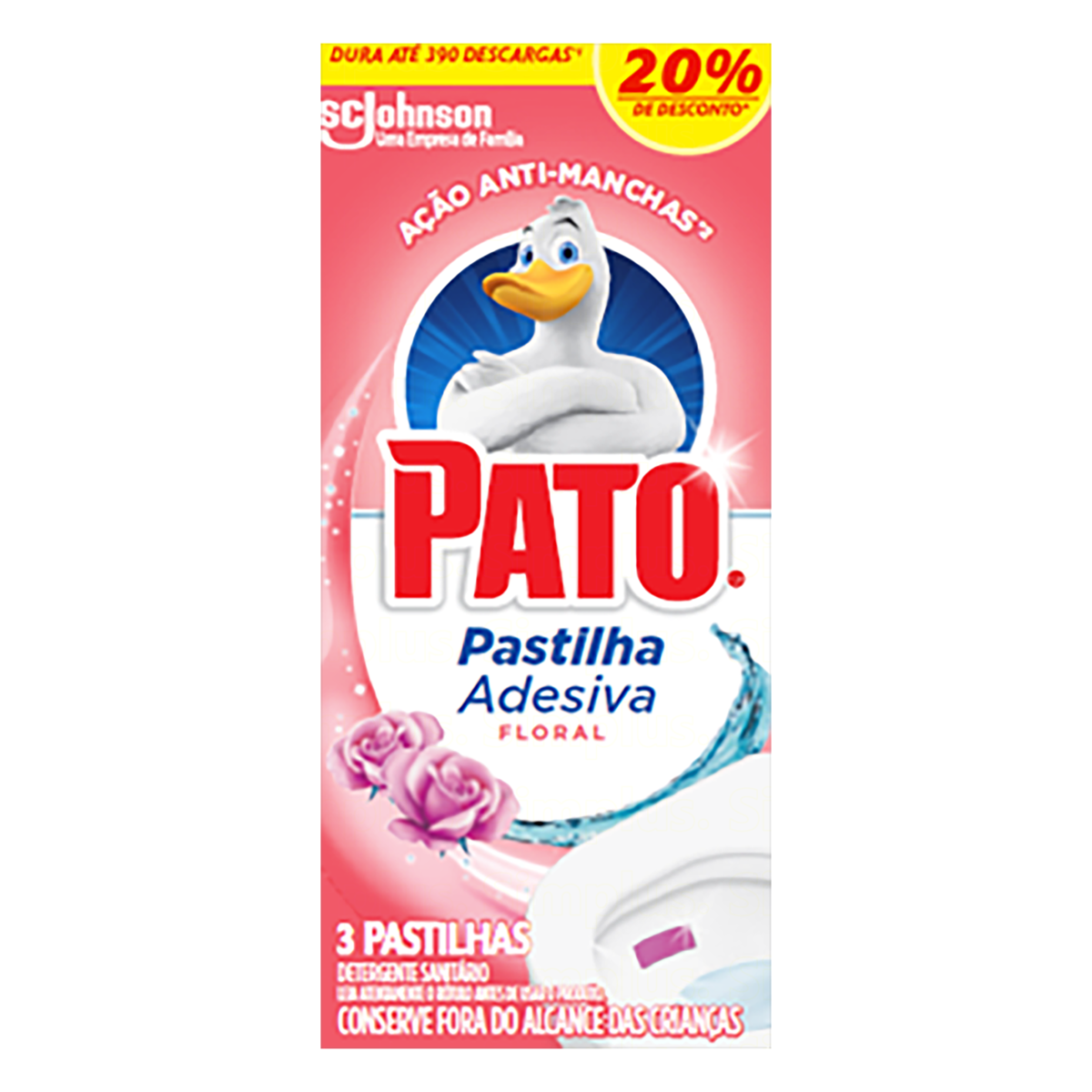 imagem de PASTILHA ADESIVA PATO FLORAL C  3UN