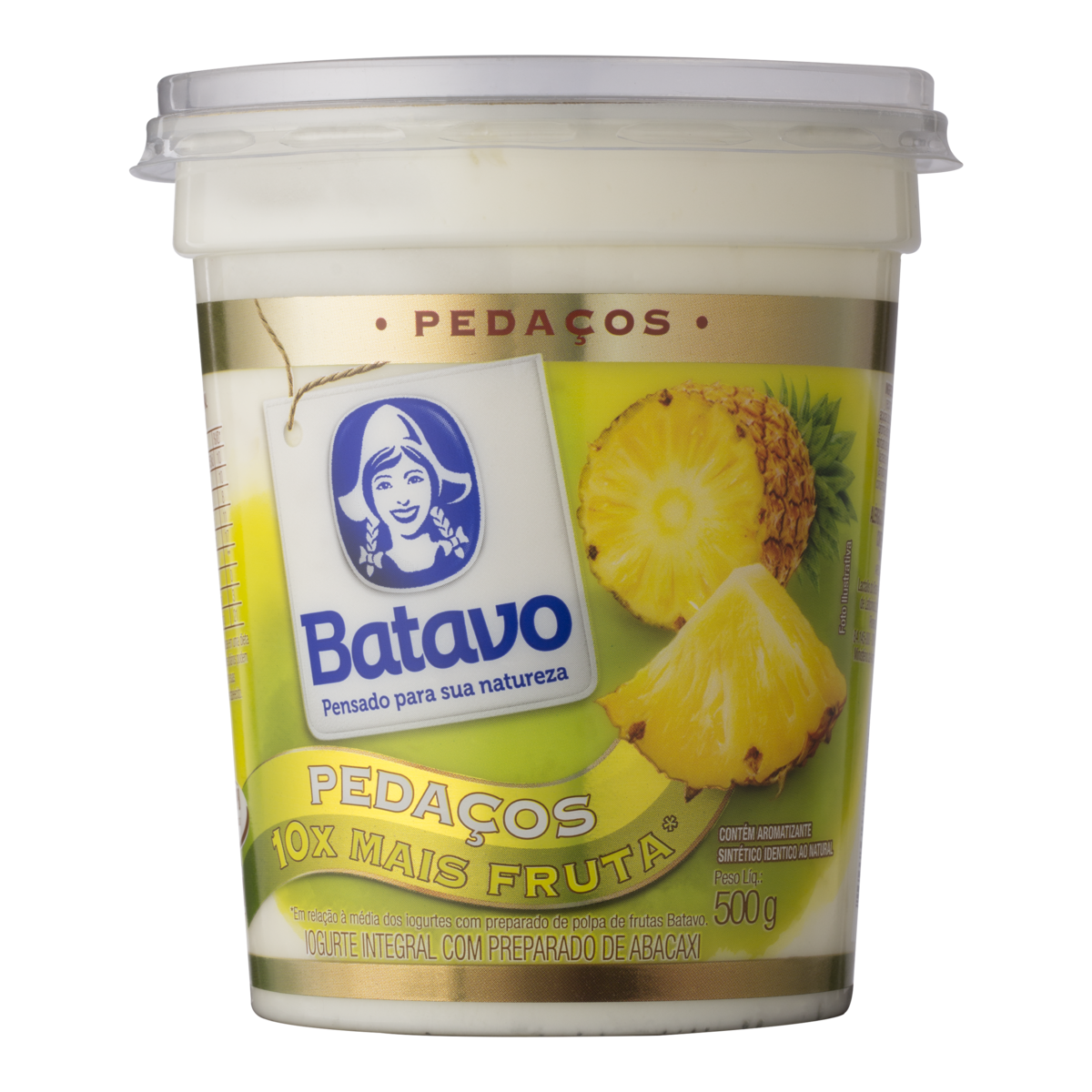 imagem de IOGURT BATAVO INT C  PEDACO ABACAXI 450G