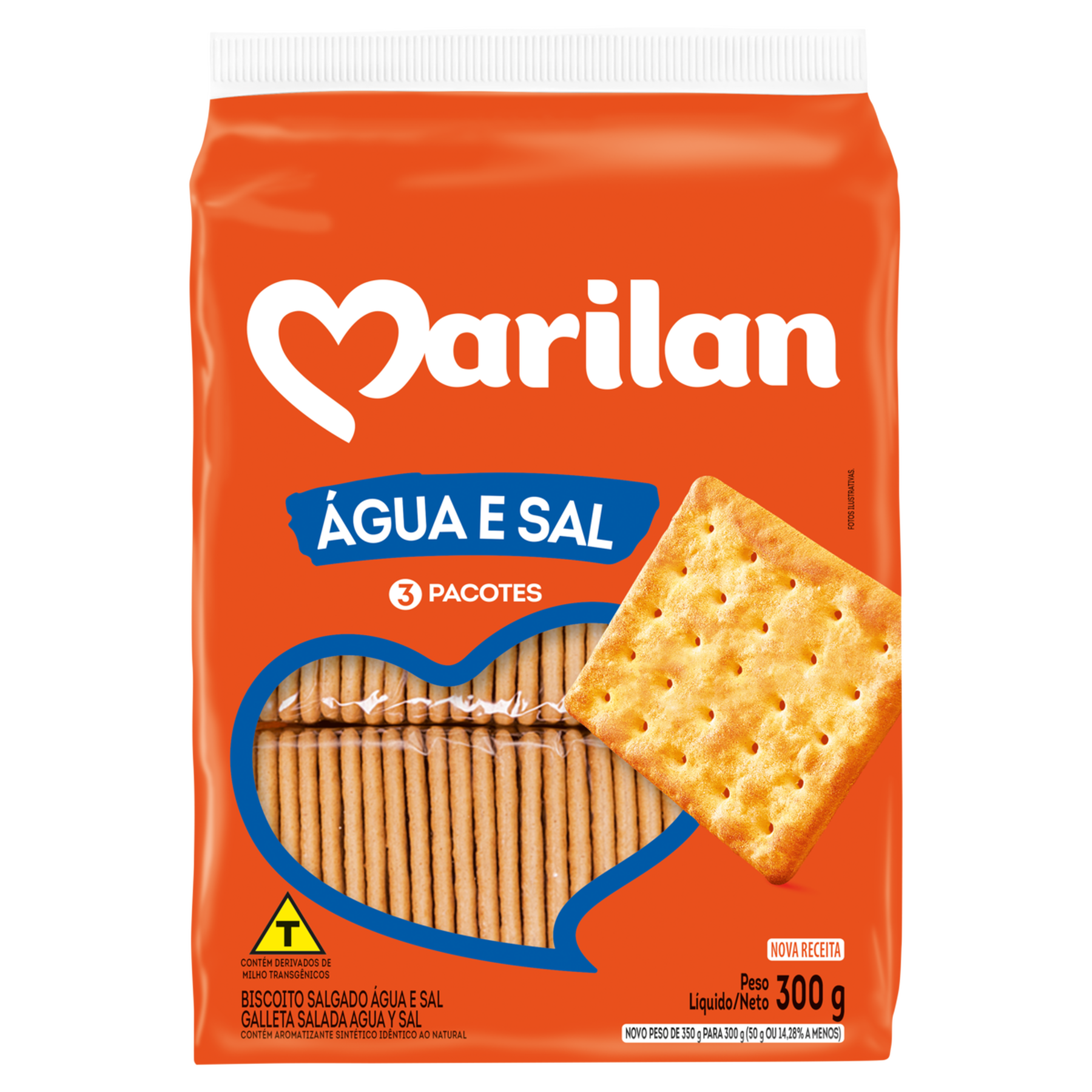 imagem de BISC MARILAN 300G AGUA E SAL