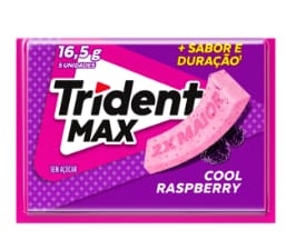 imagem de CHICLETE TRIDENT MAX RASPBERRY 16,5G