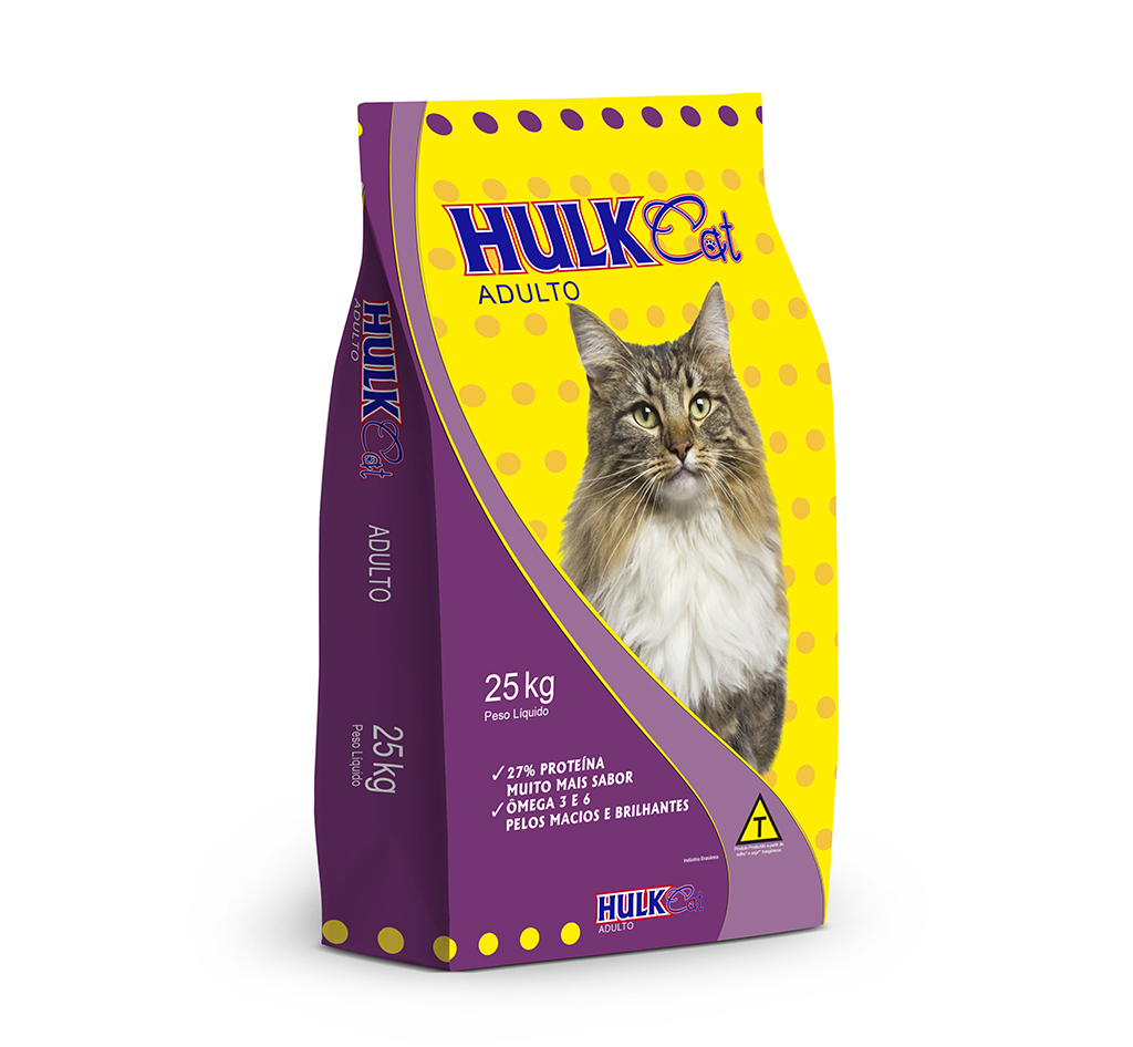 imagem de RACAO GATO HULKCAT MIX 1KG