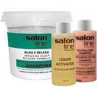 imagem de CR ALISANTE SALON LINE GUANIDINA PT REGULAR 215G