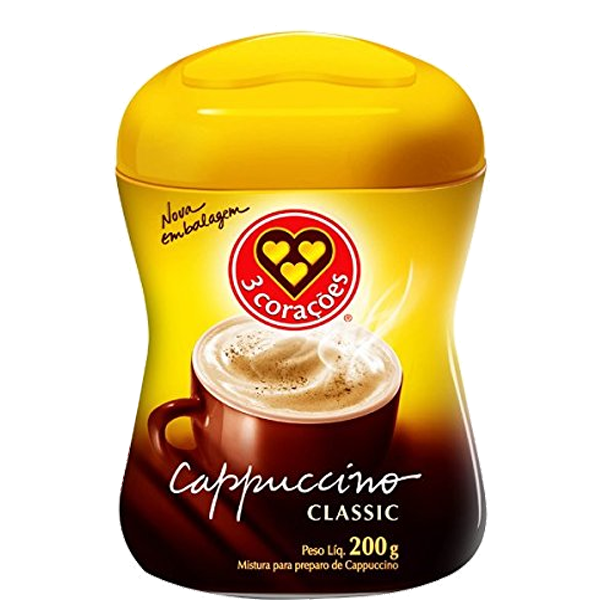 imagem de CAPPUCCINO TRES CORACOES CLASSIC 200G
