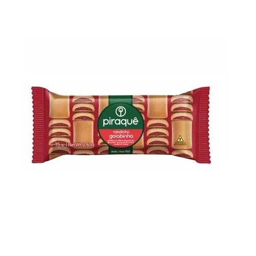 imagem de BISC PIRAQUE RECH ROLADINHO  GOIABA 75G